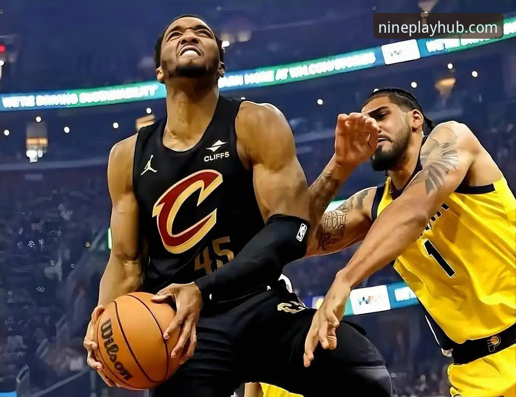 九游手游平台下载 骑士主场险胜魔术,米切尔42分背后的战术博弈与数据狂飙